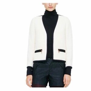 Club Monaco Ophelia Tweed Contast Trim Jacket